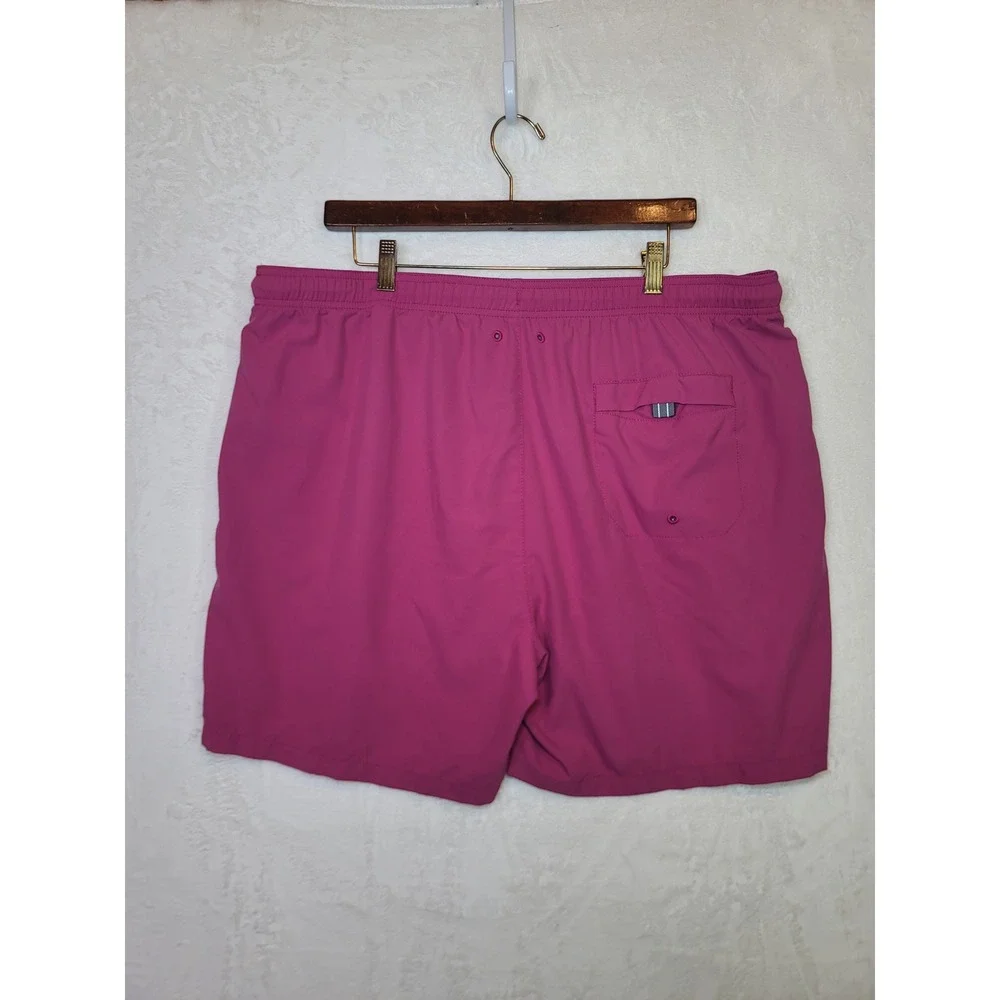 Tommy Bahama Relax‎ Swim Shorts Mesh Lined Pink Size 2X 40x5 Vacation Cruise